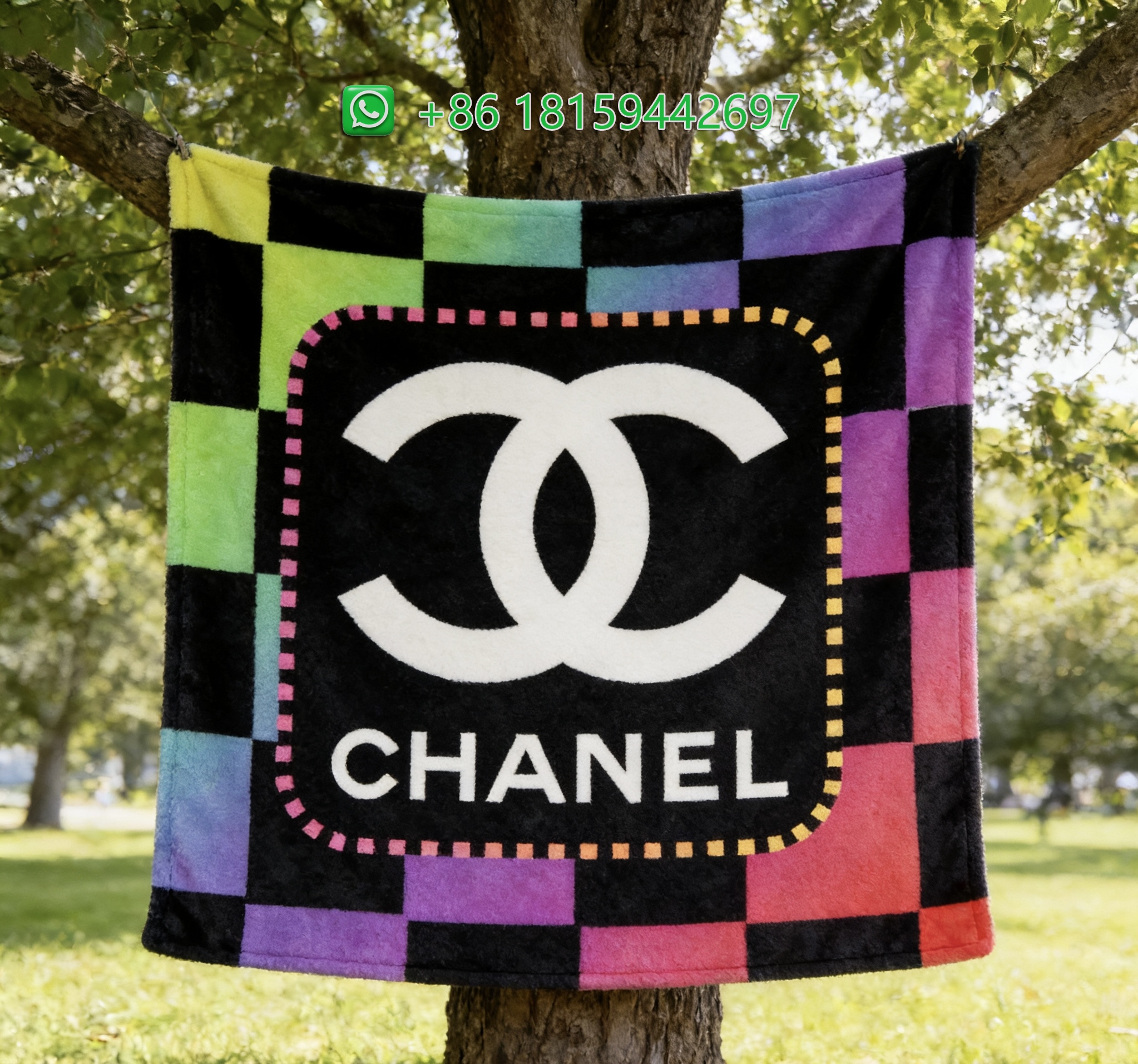 Chanel Throw Blankets